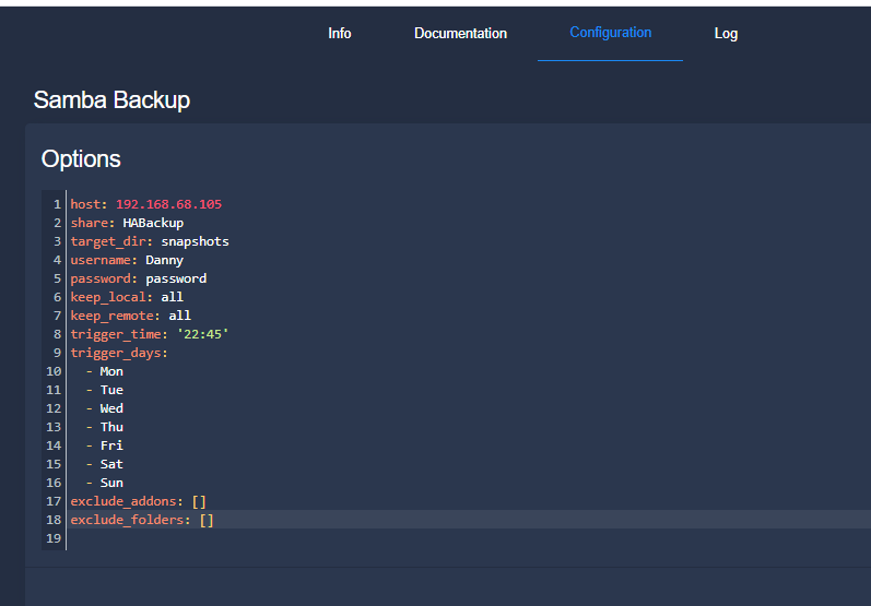 Image 11 from How To Backup Home Assistant Locally using Samba Share Addon
