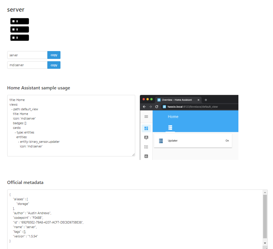 Image 3 from A Better Site To Find MDI Icons for Home Assistant