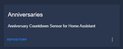 Image 2 from Create a "Days Until" Sensor in Home Assistant