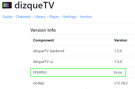 Image 13 from How To Install DizqueTV to create IPTV Channels in Plex