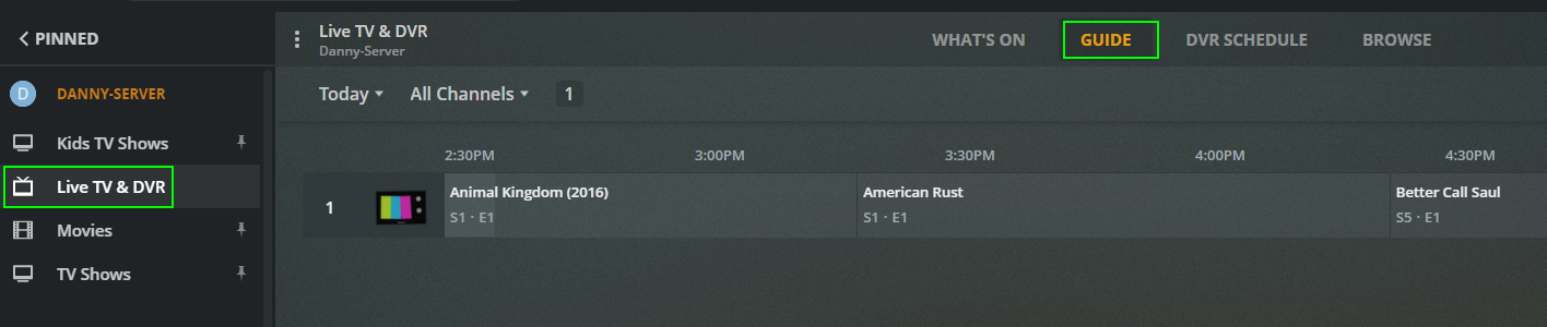 Image 31 from How To Install DizqueTV to create IPTV Channels in Plex