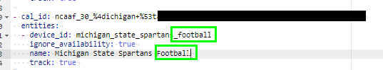 Image 3 from Add Football Card to Home Assistant