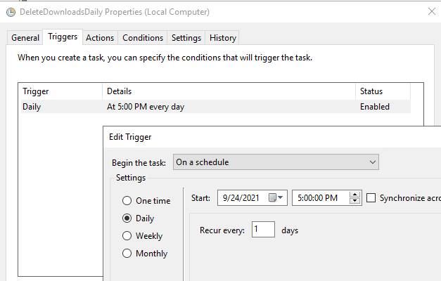 Image 4 from Powershell Script to Delete Download Folder Contents for All User