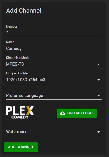 Image 13 from How To Install ErsatzTV to create IPTV Channels in Plex