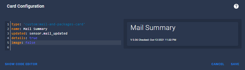Image 18 from How To Install Mail and Packages Integration Home Assistant