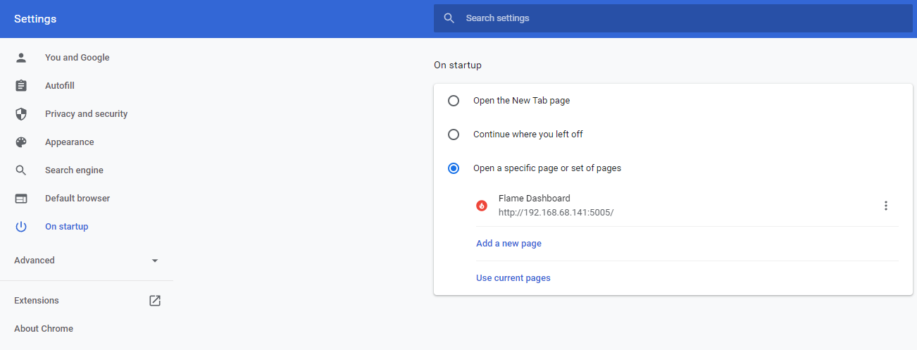 Image 20 from How to Install Flame Dashboard in Docker