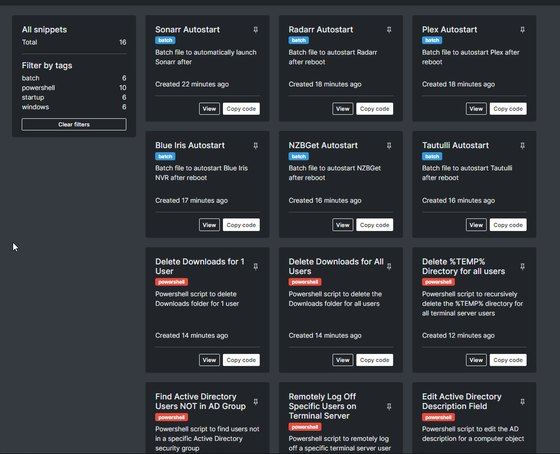 How to install Snippet Box in Docker