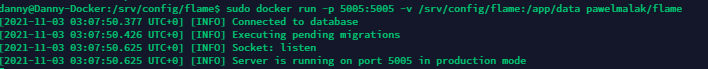 Image 2 from How to Install Flame Dashboard in Docker