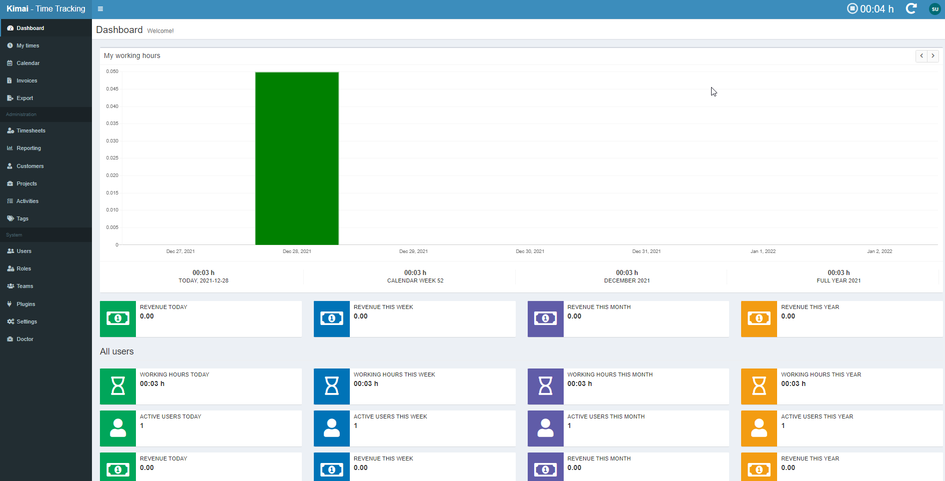 How To Install Kimai Time Tracking App in Docker