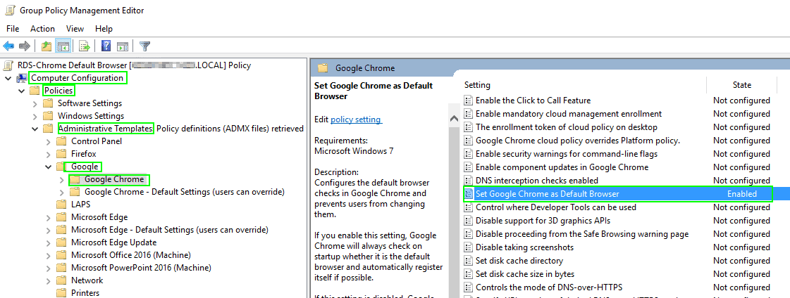 Image 2 from Set Chrome as Default Browser using GPO