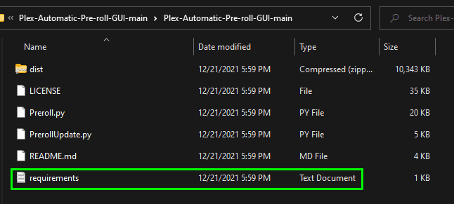 Image 4 from How To Setup Plex-Automatic-Pre-roll-Gui in Windows