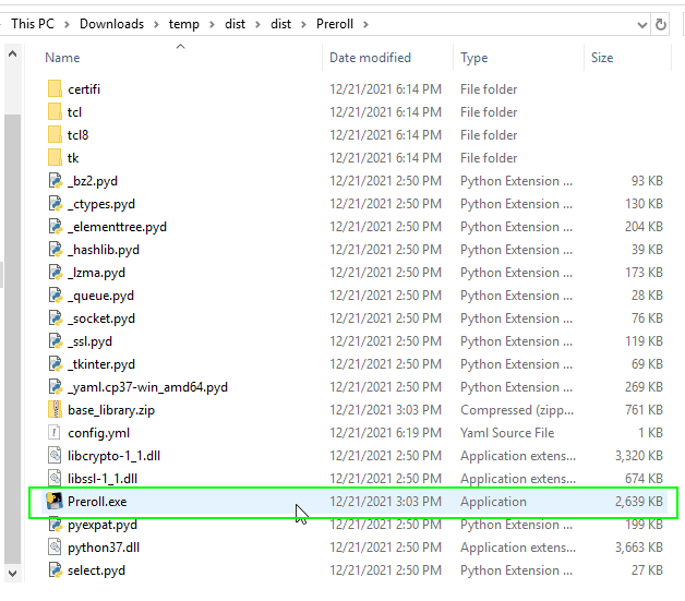Image 9 from How To Setup Plex-Automatic-Pre-roll-Gui in Windows