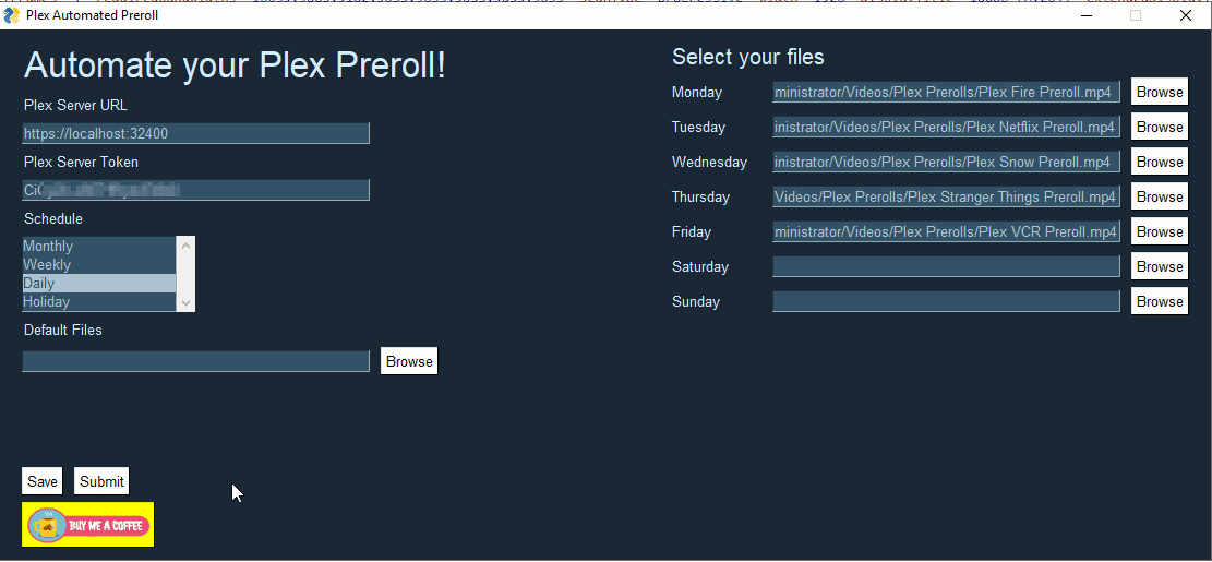 Image 10 from How To Setup Plex-Automatic-Pre-roll-Gui in Windows