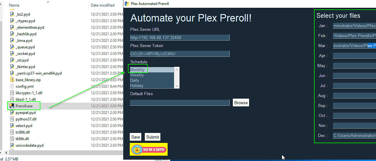 How To Setup Plex-Automatic-Pre-roll-Gui in Windows