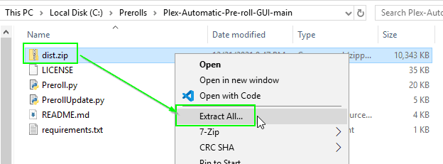 Image 15 from How To Setup Plex-Automatic-Pre-roll-Gui in Windows