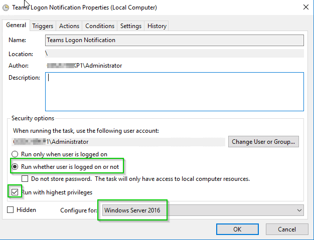 Image 2 from Send Teams Notification when A User Logs in through RDP