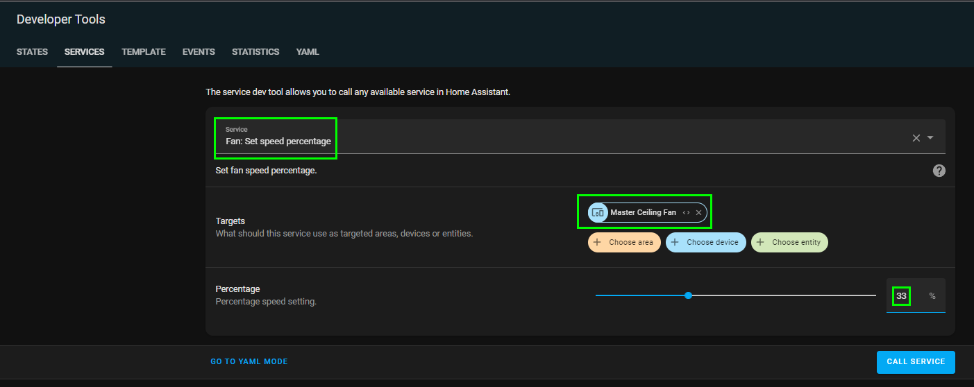 Image 10 from Configure Bond Bridge integration in Home Assistant to Control Ceiling Fans
