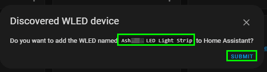 Image 5 from How to Configure WLED in Home Assistant