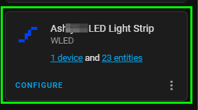 Image 7 from How to Configure WLED in Home Assistant