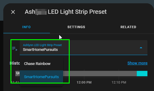 Image 13 from How to Configure WLED in Home Assistant