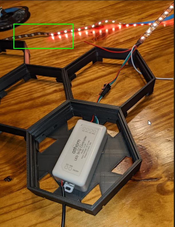 Image 9 from DIY $80 3D Printed Nanoleaf WLED Project (No soldering/cutting!)