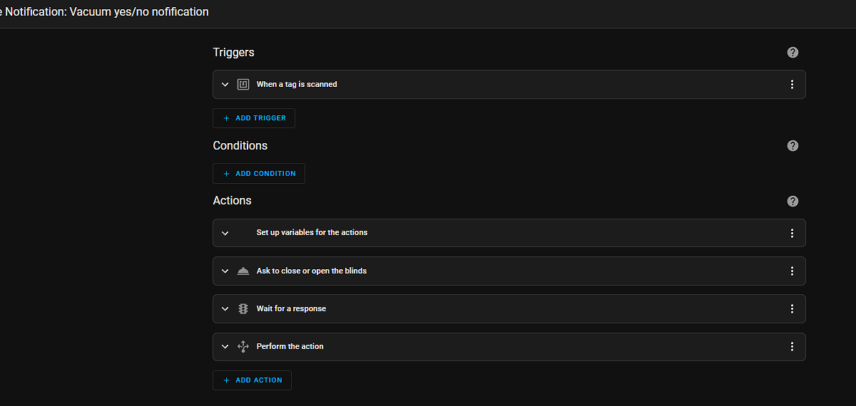 Image 3 from Yes/No Actionable Notification for Home Assistant on Android