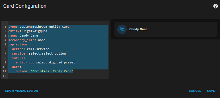 Image 5 from How To Create WLED Preset Buttons