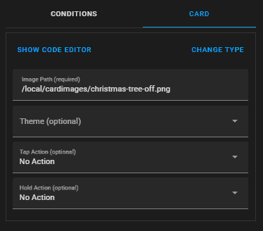 Image 9 from Home Assistant Christmas Tree Card