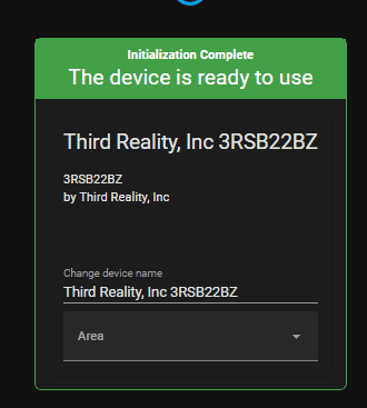 Image 3 from Add THIRDREALITY Zigbee Button to Home Assistant