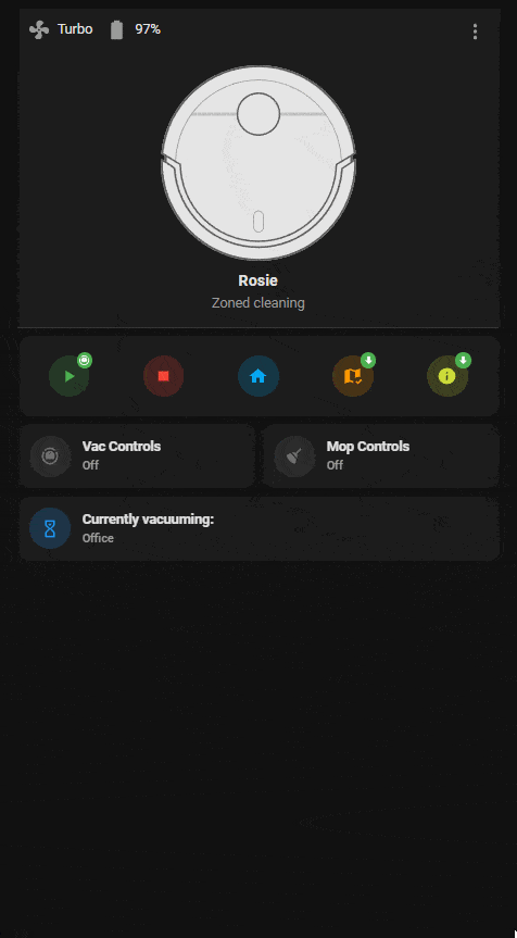 Image 7 from Updated Mushroom Vacuum Card for Home Assistant