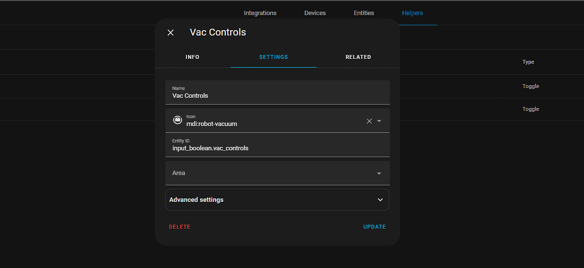 Image 2 from Updated Mushroom Vacuum Card for Home Assistant