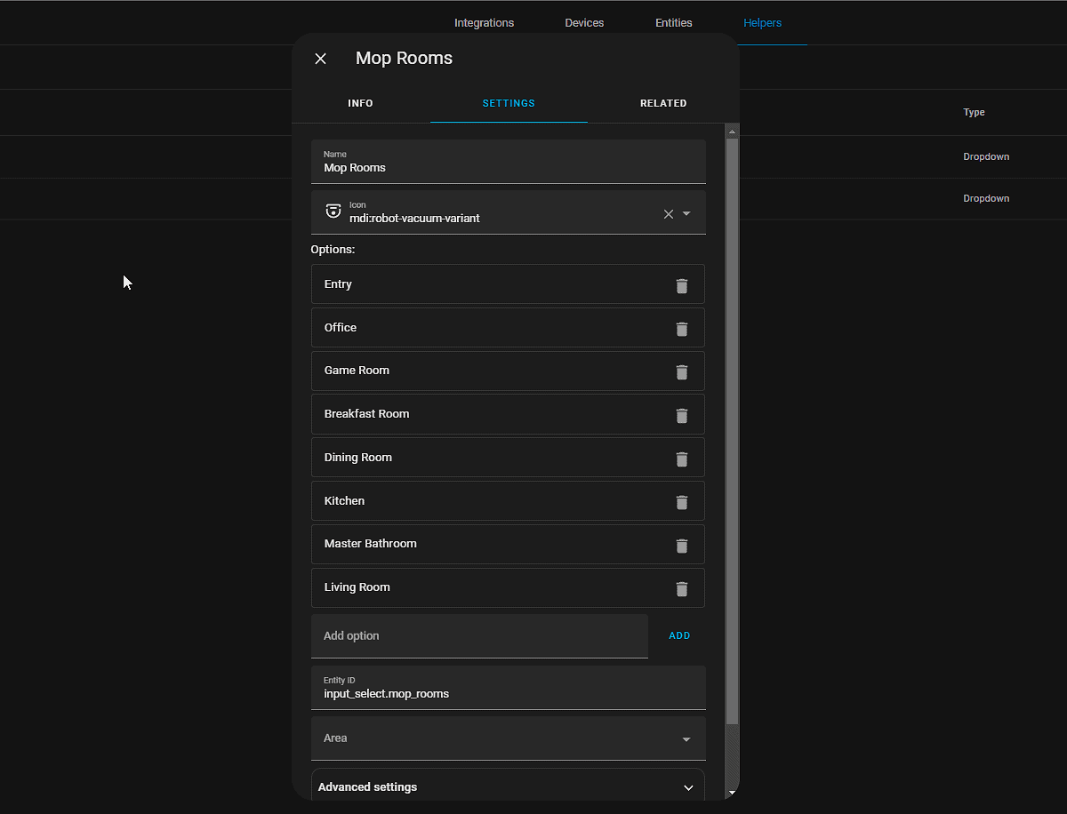 Image 6 from Updated Mushroom Vacuum Card for Home Assistant